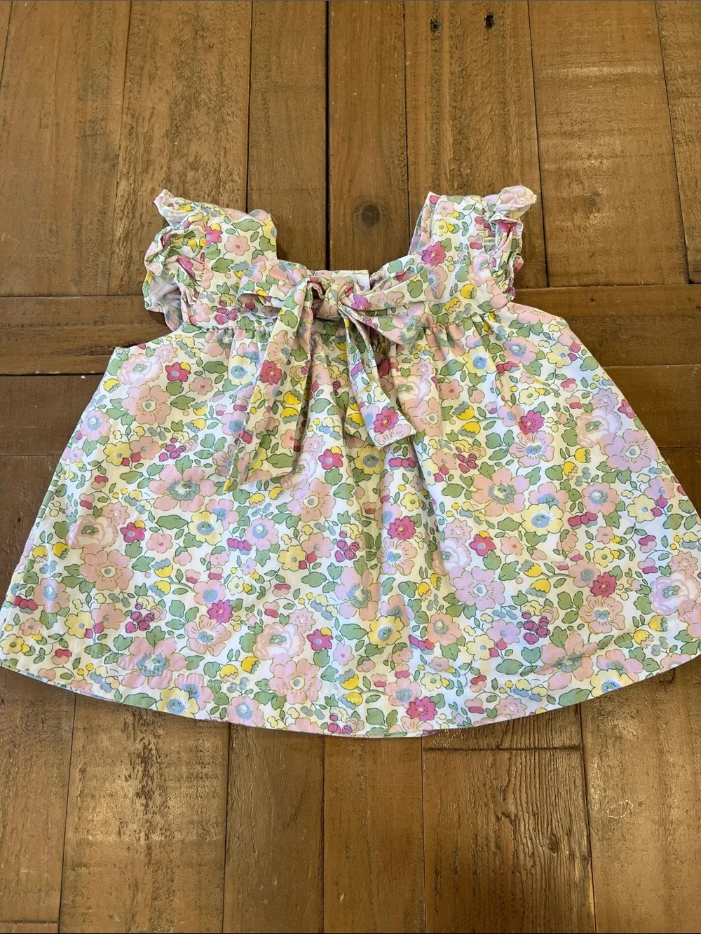 Stitchy fish strawberry pocket floral bloomer and top matching set 9 months - Picture 7 of 9